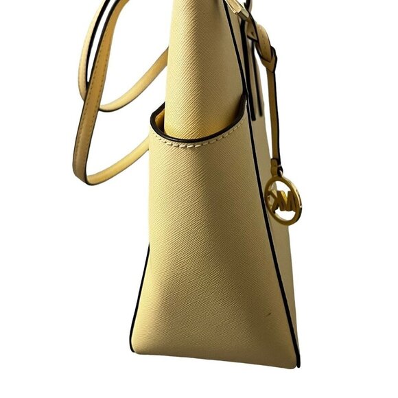 Michael Kors Marilyn Satchel Leather Tote - Picture 5 of 11